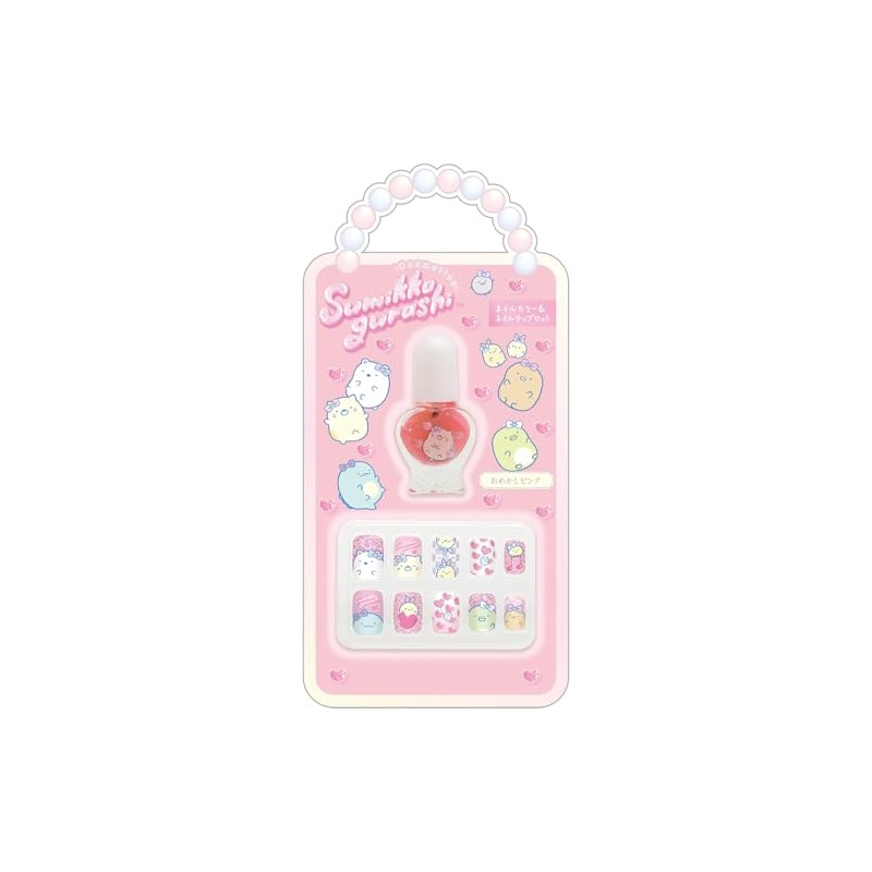 San-X Sumikko Gurashi FE41101 Nail Color & Nail Tip Set,