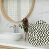SmoothNovelty 4 Pcs Large Checkered Bath Towels for Bathroom 27.56