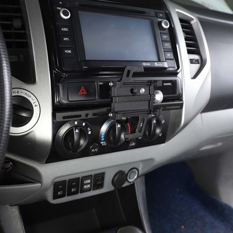 Aluminum Alloy Black Central Console Multi-Function Navigation Bracket for Toyota