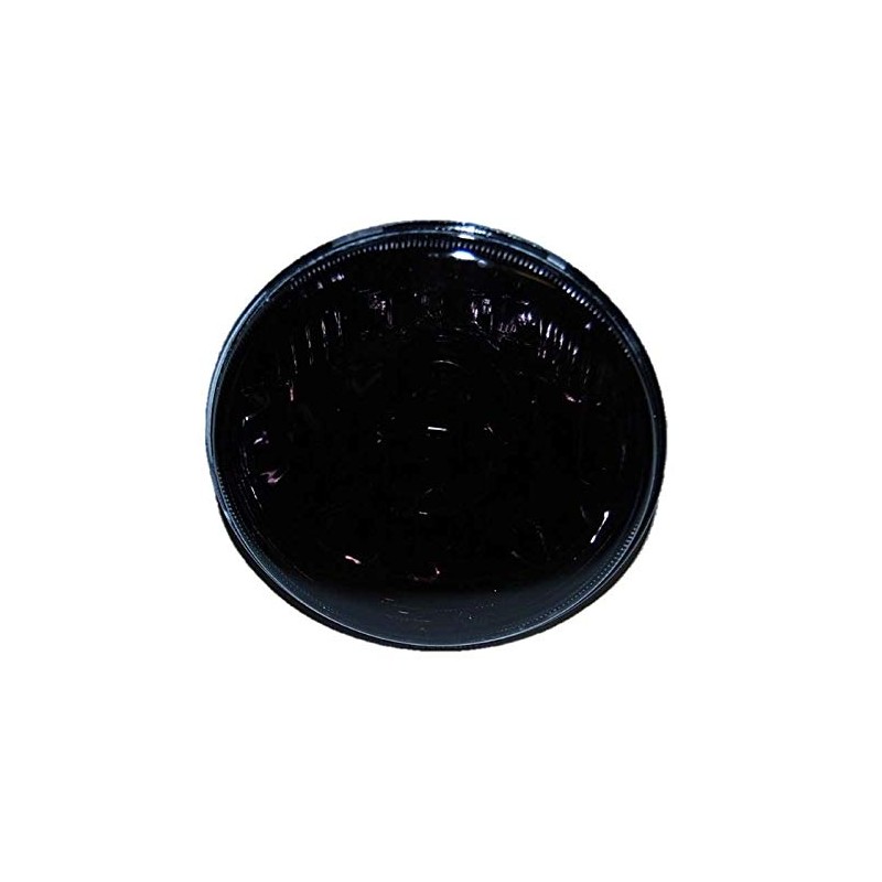 Octane Lighting 5-3/4" Halogen Smoke Gray Black Smoked Glass Headlight