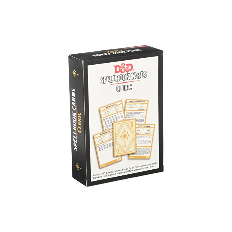 Dungeons & Dragons: Spell Book Cards: Cleric Deck Card Game