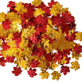 Fall Leaves Confetti,Fall Party Table Scatter Confetti - 15g Thanksgiving Confetti Fall Maple Leaves Confetti Sprinkles Table Decorations For Thanksgiving Fall Party Supplies