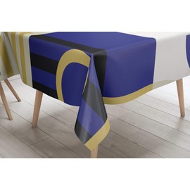 Le Jardin du Lin Kitchen Decoration, Tablecloth, 140 cm x 140 cm, Designed and Manufactured in Turkey