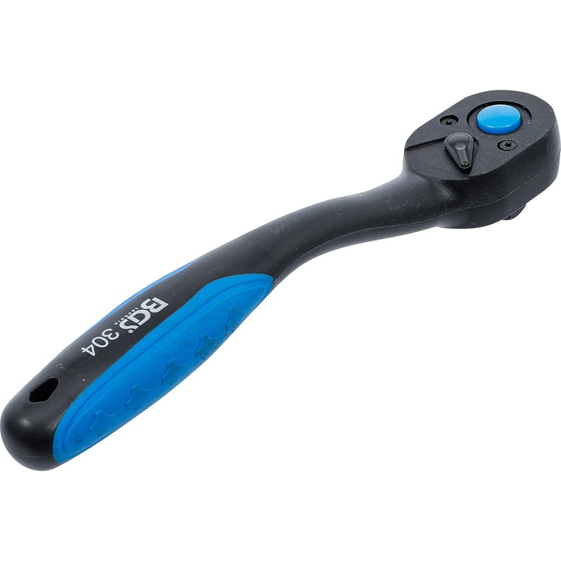 BGS 304 Reversible Ratchet, Black/Blue, 1/2-Inch