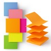 3x3 Inches Pop-up Sticky Notes,6 Bright&Pastel Colors for Refills,Z-Notes for
