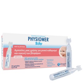 Physiomer Baby Sterile Ampoules of Saline, 30x5ml
