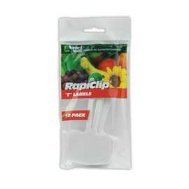 Luster Leaf 820 Rapiclip Plastic T Label Plant Marker, Pack of 10