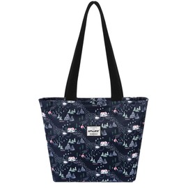 HAWEE Fashion Women's Shoulder Bag with Zip Casual Women Handbag Shoulder Bag Large Shopping Bag Waterproof Handbag for Travel Work School Daily Life Beach, Twilight Forest, Fashion