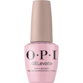 OPI GELevate 4-in-1 Nail Builder Gel | 4get Me Not, Cool Pink Color | UV Cure Gel Builder Nail Polish | Vegan | 15 ML