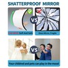 Shatterproof Wall Mirror Full Length for Bedroom, Acrylic Gym Mirrors