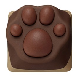 Sya Zomoplus Cute Cat-Claws Keycap 3D Model OEM Profile Keyboard Key Caps for Cherry MX Switches Mechanical Gaming Keyboard Catpaw ESC-Key Keycap (Siamese 1pcs)