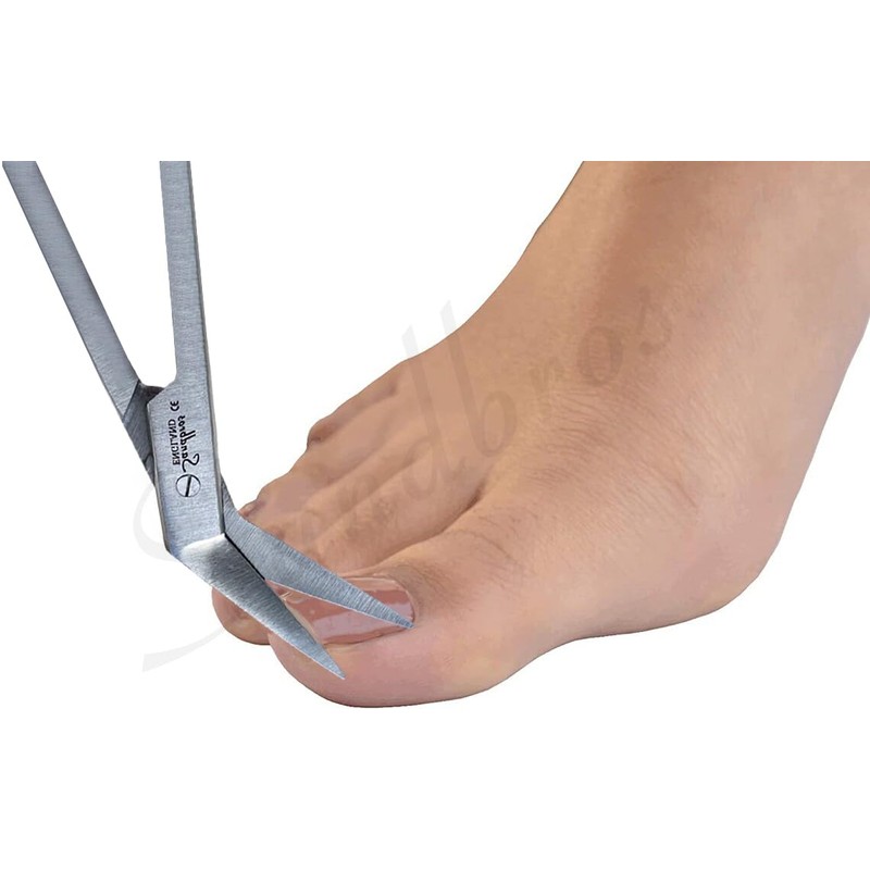 SANDBROS®Extra Long Toe Nail Scissors Clippers Cutters Back Pain Chiropody