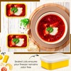 Nuogo 8 Pcs 1 Cup Silicone Freezer Containers with Lid