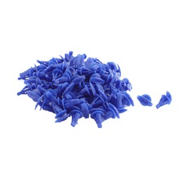 ACROPIX 7.5mm Hole Plastic Car Door Trim Panel Clip Rivet Fastener Retainer Blue - Pack of 100