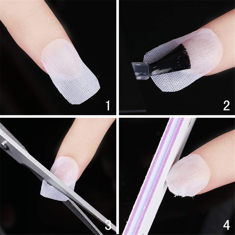Self Stick Fiberglass Silk Wrap for Nail Repair Protector Nail