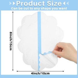 Timgle 30 Pcs Thigh Lift Tape Transparent Thigh Lifting Waterproof Adhesive Bandage Invisible Body Tape Anti Chafing Firming Shaping for Women Wedding Leg Body Sagging Skin(4 x 6 Inch)