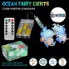 Nautical String Lights Sea Life Ocean Fairy Lights Plug in