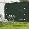Outsunny Gazebo Side Panel, Canopy Sidewall Panel with 4 Mesh