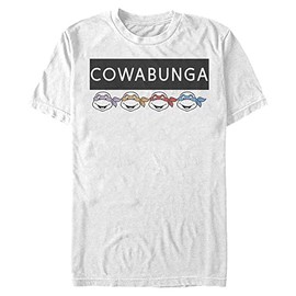 Nickelodeon Men's Big Cowabunga T-Shirt, White, 4X-Large Tall