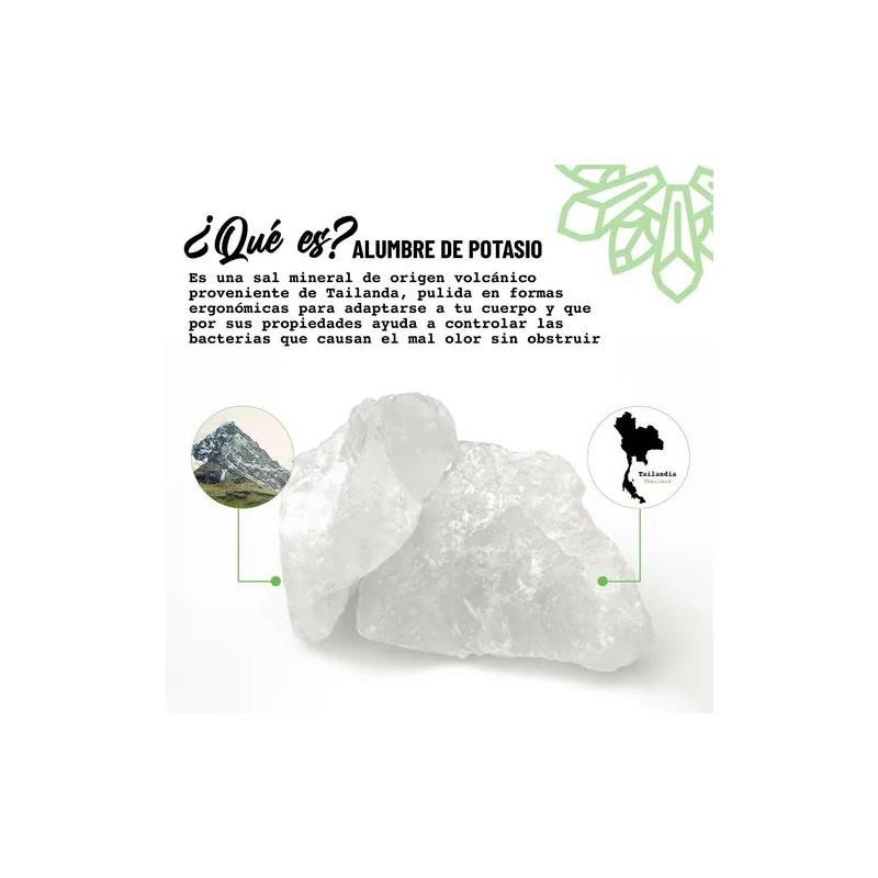 Vital Green Desodorante Cristal Con Aloe 100gr (paq 3 Unds)