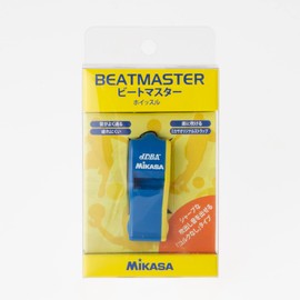 MIKASA BEATDB-BLY Whistle, Beatmaster, Japan Dodge Ball Association (JDBA), Certified, Blue and Yellow