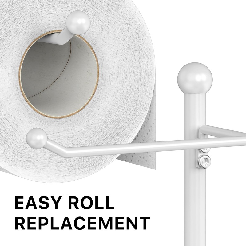 Simple Houseware English Style Bathroom Toilet Tissue Roll Holder Stand
