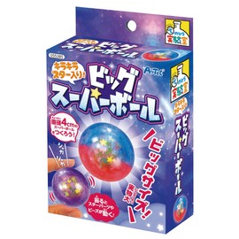 artec 55385 Big Super Ball with Sparkling Stars, 1 Set, 1.6 x 3.5 x 5.6 inches (40 x 90 x 143 mm), Resin/PET/PS
