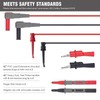 Multimeter Electronic Test Lead Kit with Insulation Alligator Clips WGGE