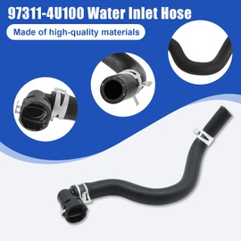 97311-4U100 Water Inlet Hose Compatible with Hyundai Sonata 2012-2015 Kia Optima 2011-2016