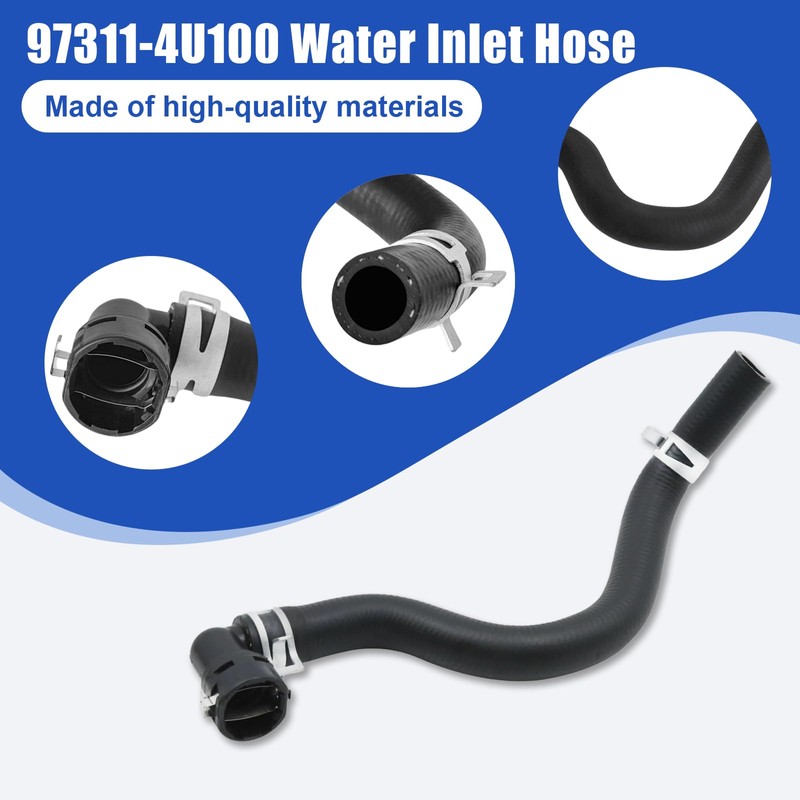 97311-4U100 Water Inlet Hose Compatible with Hyundai Sonata 2012-2015 Kia
