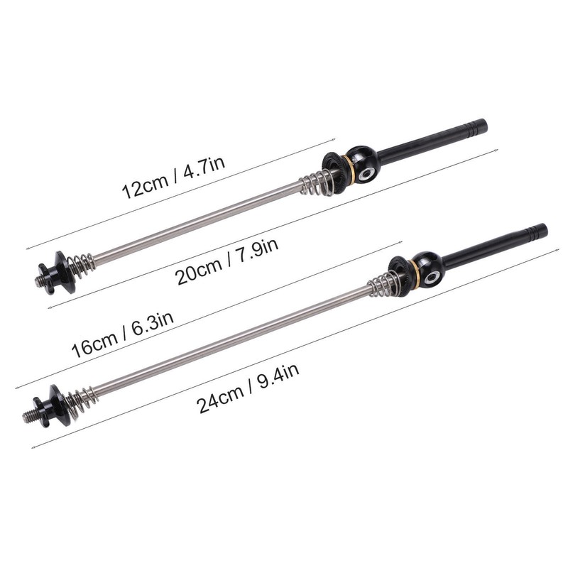 1 Pair/Set Bicycle Quick Release Skewer Lightweight Weight Reduction Bike