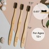 MABLE Eight Pack Basics Bamboo Toothbrush for Adult | Soft