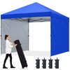 ABCCANOPY Easy Pop up Canopy Tent with 2 Sidewalls for