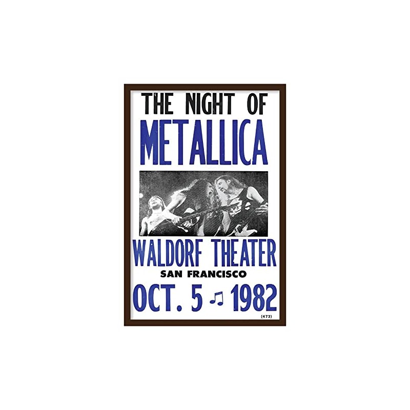 Fresh Prints of CT Showprint Concert Poster Metallica - Waldorf