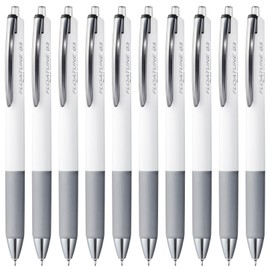 Pentel Oil Based Ballpoint Pen, Flowtune 0.3mm, Black, 10 Pens BZN203-A