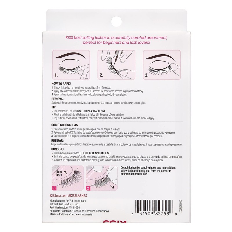 Kiss Lash So Wispy Curated Collection 5-Pairs (Pack of 3)