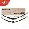 A-Premium Rear Driver and Passenger Brake Hydraulic Hoses Compatible with
