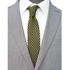 BELLUNO Skinny Knit NeckTies for Men, 4-PAK 2.2" Flat-end Smart