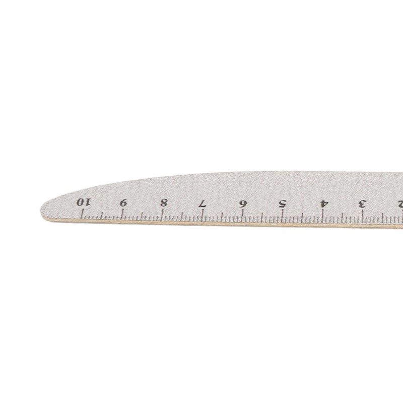 50pcs Washable Reusable Nail File with Scale Professional Home Salon