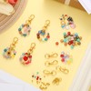 Solsew 1048 Pcs Beads for Keychain Making Kit Christmas DIY