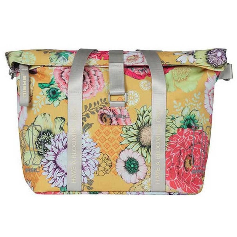 Basil Bicycle Handbag Bloom Field Honey Yellow 8-11 Litres Recycled