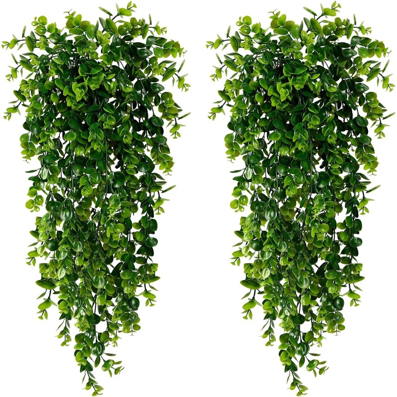 Artificial Hanging Eucalyptus Vine for Home & Events – UV-Resistant