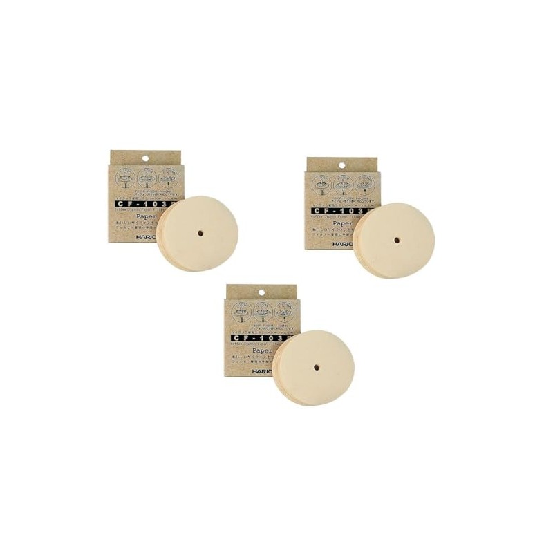 HARIO CF-103E Paper Filter for Siphon (100 Sheets)