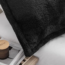 Byourbed Coma Inducer® Standard Sham - The Original Plush - Nightshift Black