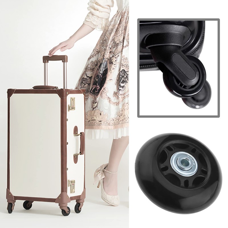 SG Store 2 Sets 60 x 18 mm Luggage Wheels