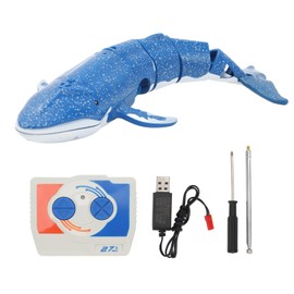 2.4G Remote Control Whale Mini Electric Simulation Diving Toy Outdoor Swimming Pool Toy Blue