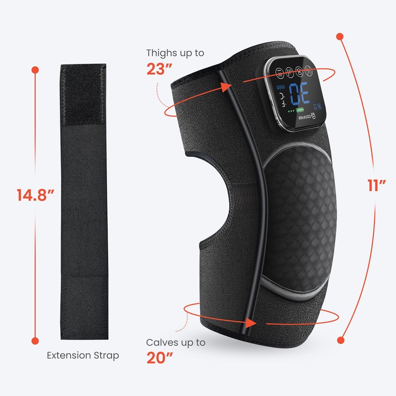COMFIER Massaggiatore Ginocchio Wireless, Scalda Ginocchia con Riscaldamento al Grafene