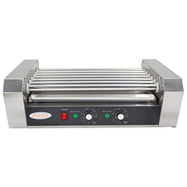 Hakka Commercial Hot Dog Roller Grill with 7 Rollers