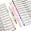 ABEIER Textile Pens, Machine Washable, Fabric Colouring Pens, Waterproof Textile