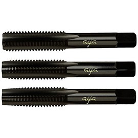 Alfa Tools HTS80015 10-24 Hss Black Oxide Alfa Hand Tap Set Made In USA,